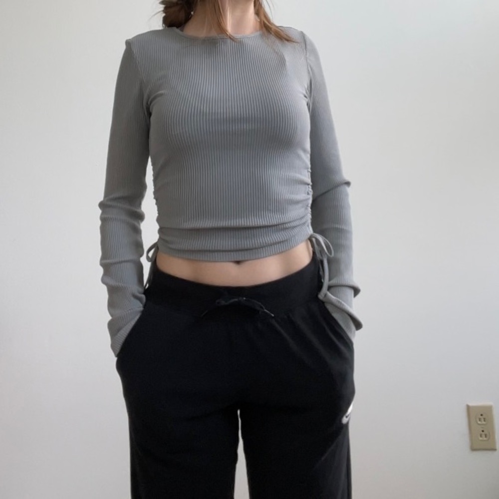 Long Sleeve Crop Shirt